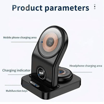 .Wireless Desk Charger for Android/ Apple iPhone