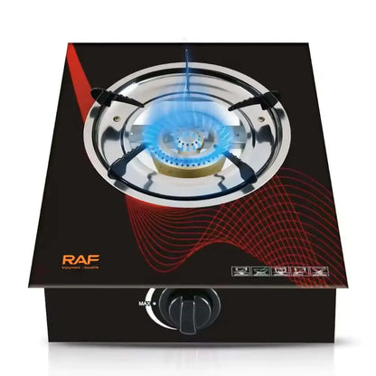Single Burner Tabletop Gas Cooker with Ceramic Glass Top